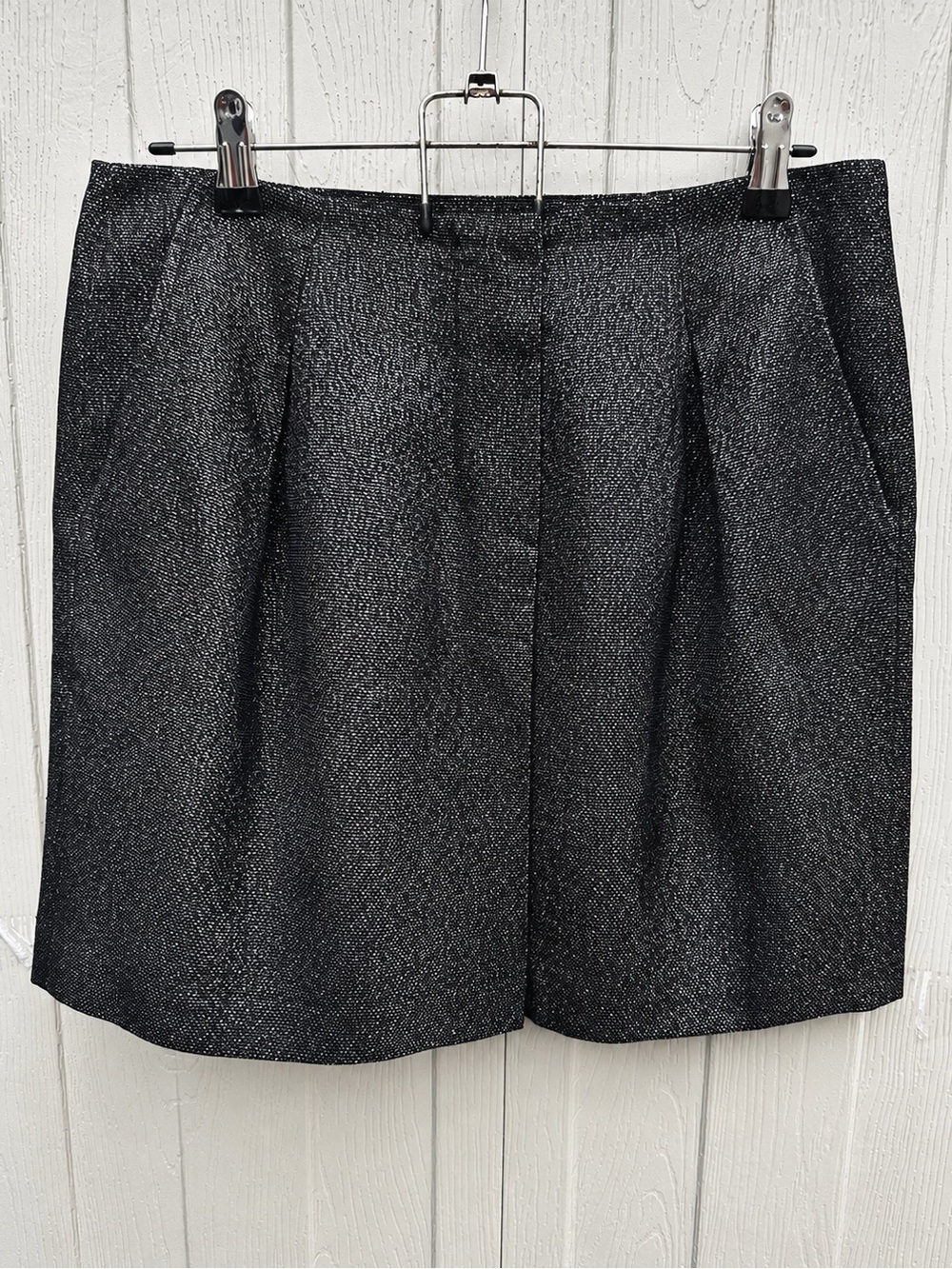 Vince Black Sparkle Mini Skirt Size 4